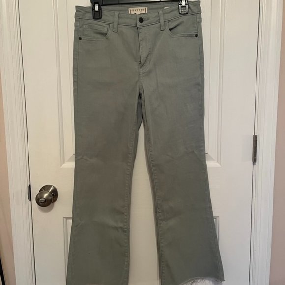 Harper Heritage Kick Flare Crop Jeans - Picture 1 of 4